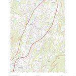 United States Geological Survey Wallingford, CT (2021, 24000-Scale) digital map
