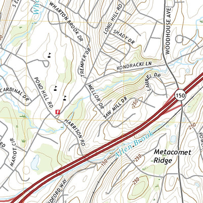 United States Geological Survey Wallingford, CT (2021, 24000-Scale) digital map
