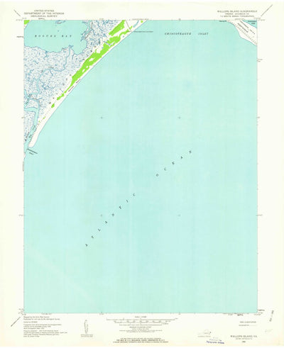 United States Geological Survey Wallops Island, VA (1942, 24000-Scale) digital map