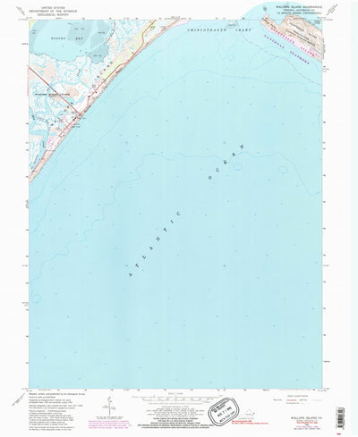 United States Geological Survey Wallops Island, VA (1965, 24000-Scale) digital map