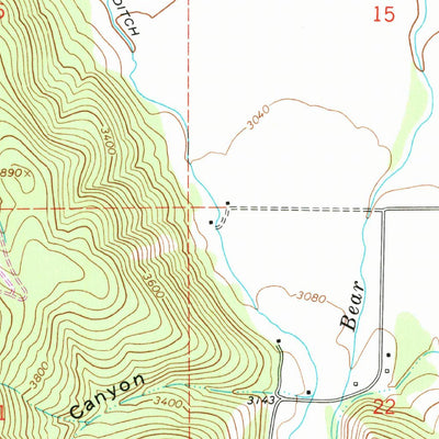 United States Geological Survey Wallowa, OR (1964, 24000-Scale) digital map