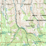United States Geological Survey Wallowa, OR-WA (1982, 100000-Scale) digital map