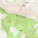 United States Geological Survey Wallrock, MT (1951, 24000-Scale) digital map