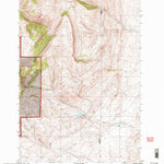 United States Geological Survey Wallrock, MT (2000, 24000-Scale) digital map