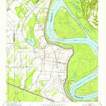 United States Geological Survey Walls, LA (1954, 24000-Scale) digital map