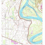 United States Geological Survey Walls, LA (1963, 24000-Scale) digital map
