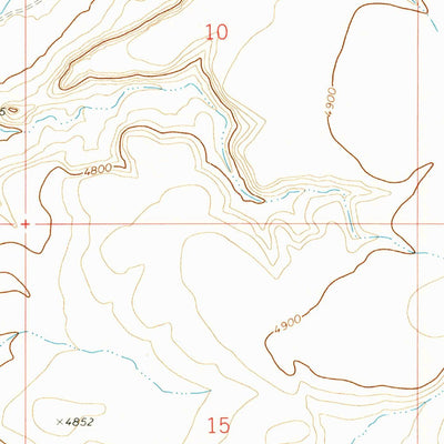 United States Geological Survey Walls Lake, OR (1971, 24000-Scale) digital map