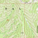 United States Geological Survey Wallsburg Ridge, UT (1993, 24000-Scale) digital map