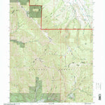 United States Geological Survey Wallsburg Ridge, UT (1998, 24000-Scale) digital map