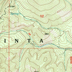 United States Geological Survey Wallsburg Ridge, UT (1998, 24000-Scale) digital map