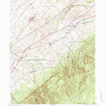 United States Geological Survey Walnut Bottom, PA (1952, 24000-Scale) digital map