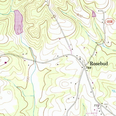 United States Geological Survey Walnut Cove, NC (1971, 24000-Scale) digital map