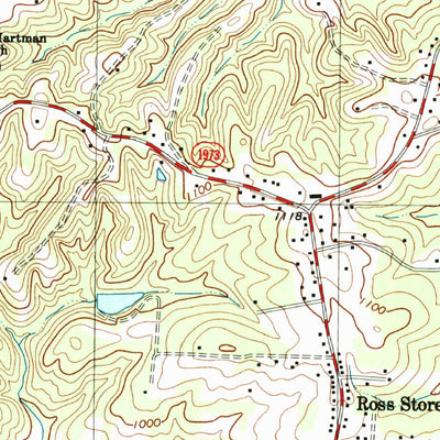 United States Geological Survey Walnut Cove, NC (1996, 24000-Scale) digital map