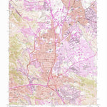 United States Geological Survey Walnut Creek, CA (1959, 24000-Scale) digital map