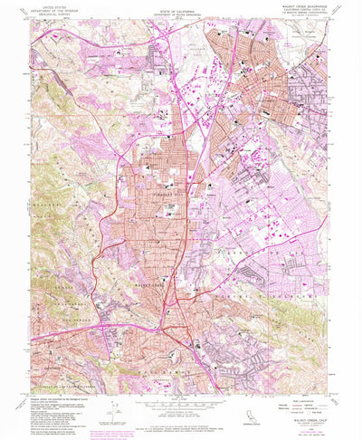 United States Geological Survey Walnut Creek, CA (1959, 24000-Scale) digital map