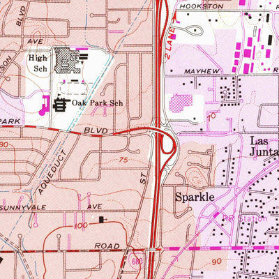 United States Geological Survey Walnut Creek, CA (1959, 24000-Scale) digital map