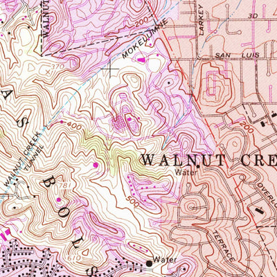 United States Geological Survey Walnut Creek, CA (1959, 24000-Scale) digital map