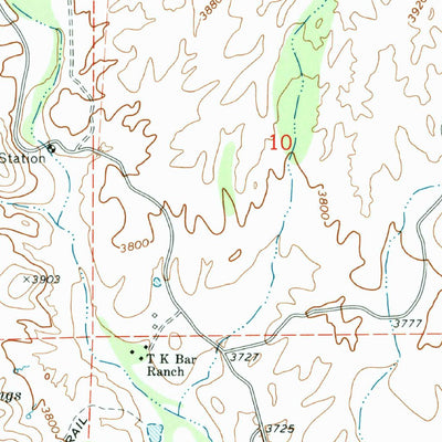 United States Geological Survey Walnut Grove, AZ (1969, 24000-Scale) digital map