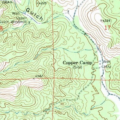 United States Geological Survey Walnut Grove, AZ (1969, 24000-Scale) digital map