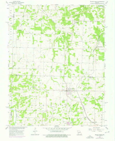 United States Geological Survey Walnut Grove, MO (1956, 24000-Scale) digital map