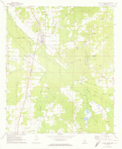 United States Geological Survey Walnut Grove, MS (1972, 24000-Scale) digital map
