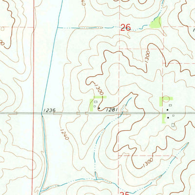 United States Geological Survey Walnut, IA (1971, 24000-Scale) digital map