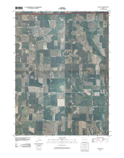 United States Geological Survey Walnut, IA (2010, 24000-Scale) digital map