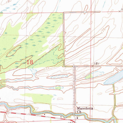 United States Geological Survey Walnut Lake, MS (1982, 24000-Scale) digital map