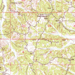 United States Geological Survey Walnut, MS-TN (1951, 62500-Scale) digital map