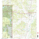 United States Geological Survey Walnut, MS-TN (2000, 24000-Scale) digital map