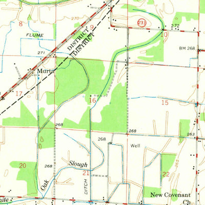 United States Geological Survey Walnut Ridge, AR (1968, 62500-Scale) digital map