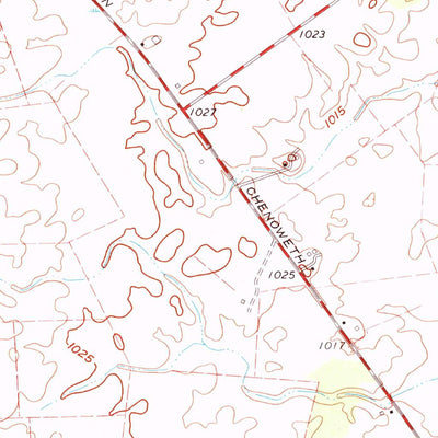 United States Geological Survey Walnut Run, OH (1961, 24000-Scale) digital map
