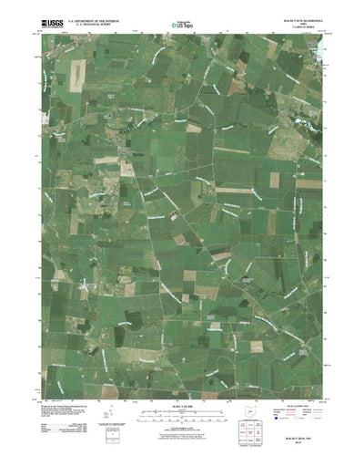 United States Geological Survey Walnut Run, OH (2010, 24000-Scale) digital map
