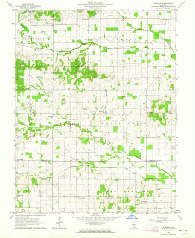 United States Geological Survey Walpole, IL (1963, 24000-Scale) digital map