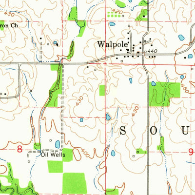 United States Geological Survey Walpole, IL (1963, 24000-Scale) digital map