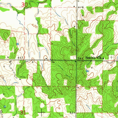 United States Geological Survey Walpole, IL (1963, 24000-Scale) digital map
