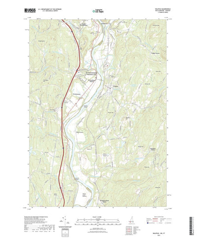 United States Geological Survey Walpole, NH (2021, 24000-Scale) digital map