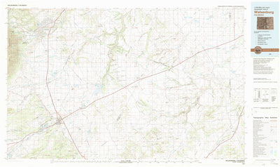 United States Geological Survey Walsenburg, CO (1982, 100000-Scale) digital map