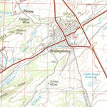 United States Geological Survey Walsenburg, CO (1982, 100000-Scale) digital map