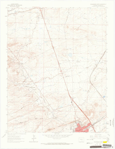 United States Geological Survey Walsenburg North, CO (1963, 24000-Scale) digital map