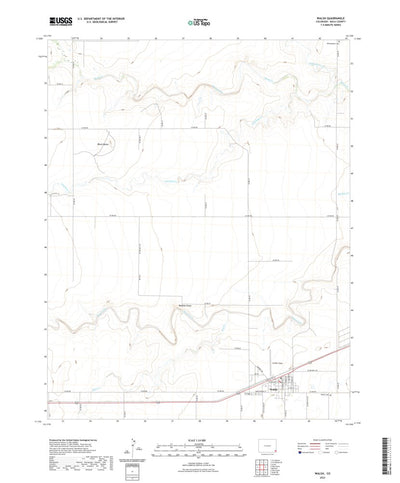 United States Geological Survey Walsh, CO (2022, 24000-Scale) digital map