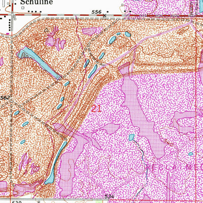 United States Geological Survey Walsh, IL (1970, 24000-Scale) digital map