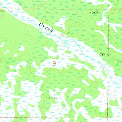 United States Geological Survey Walsh, MI (1972, 24000-Scale) digital map