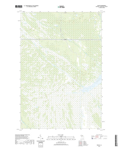 United States Geological Survey Walsh, MI (2019, 24000-Scale) digital map