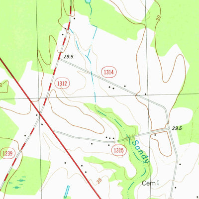 United States Geological Survey Walstonburg, NC (1981, 24000-Scale) digital map