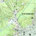 United States Geological Survey Walterboro, SC (1988, 24000-Scale) digital map