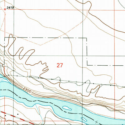 United States Geological Survey Walters Butte, ID (1992, 24000-Scale) digital map