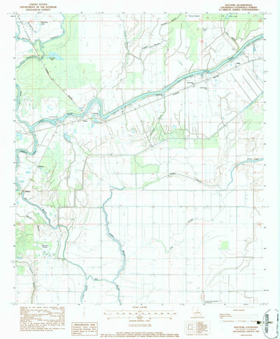 United States Geological Survey Walters, LA (1983, 24000-Scale) digital map