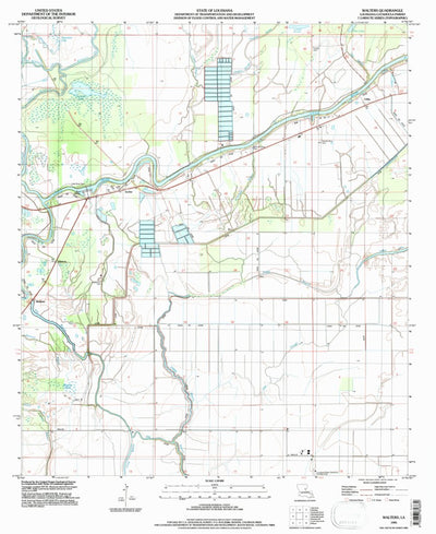 United States Geological Survey Walters, LA (1995, 24000-Scale) digital map