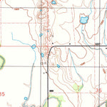 United States Geological Survey Walters NE, OK (1987, 24000-Scale) digital map